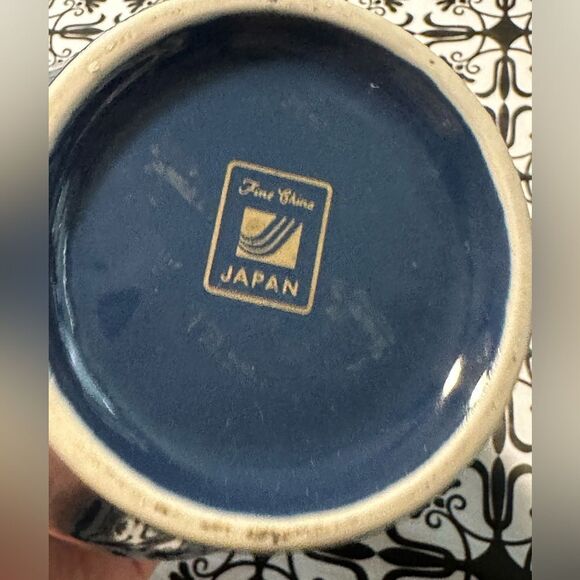 Vintage Fine China - Porcelain vase and Asian floral made in Japan - Picture 4 of 6